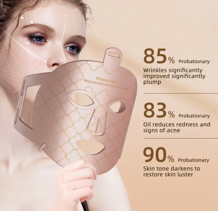 LuminaGlow Silicone LED Mask