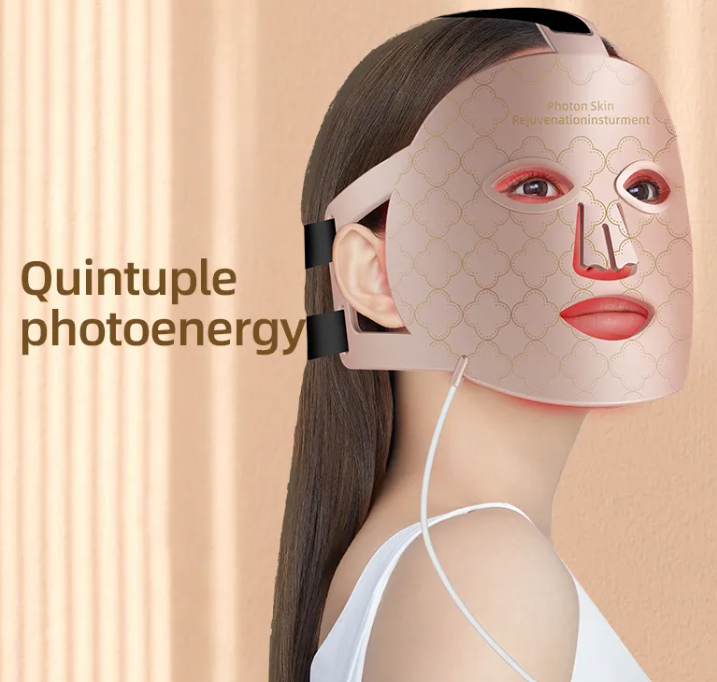 LuminaGlow Silicone LED Mask