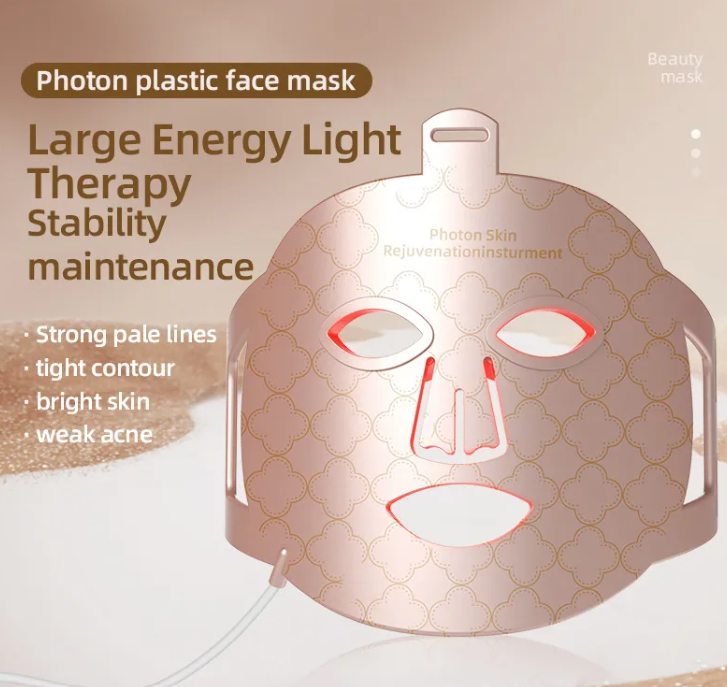 LuminaGlow Silicone LED Mask